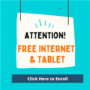 Free Internet and Tablet Program